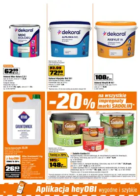 OBI - gazetka promocyjna Gazetka od środy 04.06 do wtorku 17.06 - strona 10