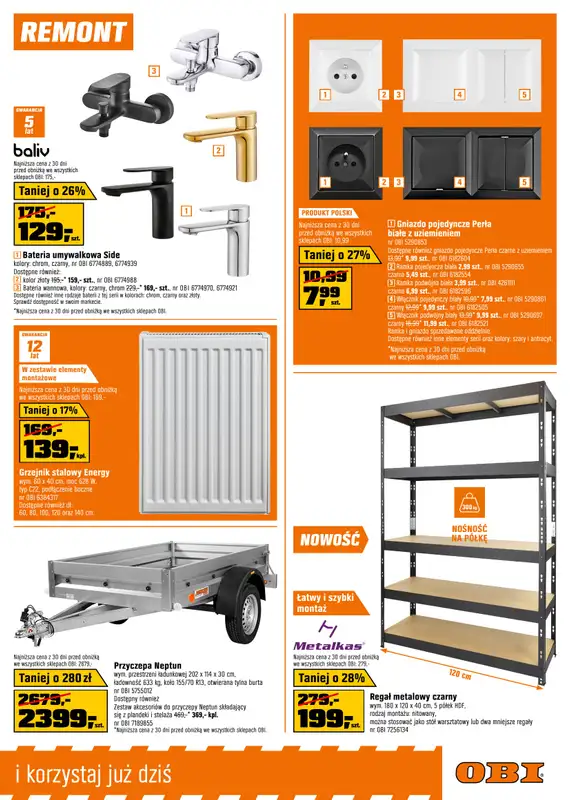 OBI - gazetka promocyjna Gazetka od środy 04.06 do wtorku 17.06 - strona 5