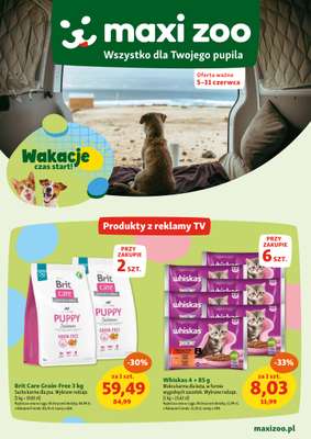 MAXI ZOO - gazetka promocyjna Maxi Zoo - Wszystko dla Twojego pupila od czwartku 05.06 do środy 11.06