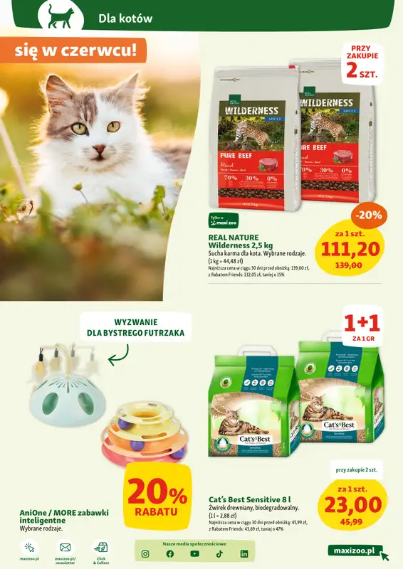 MAXI ZOO - gazetka promocyjna Maxi Zoo - Wszystko dla Twojego pupila od czwartku 05.06 do środy 11.06 - strona 11