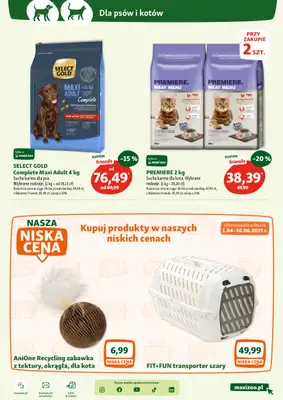 MAXI ZOO - gazetka promocyjna Maxi Zoo - Wszystko dla Twojego pupila od czwartku 05.06 do środy 11.06 - strona 17 MAXI ZOO - gazetka promocyjna Maxi Zoo - Wszystko dla Twojego pupila od czwartku 05.06 do środy 11.06 - strona 17
