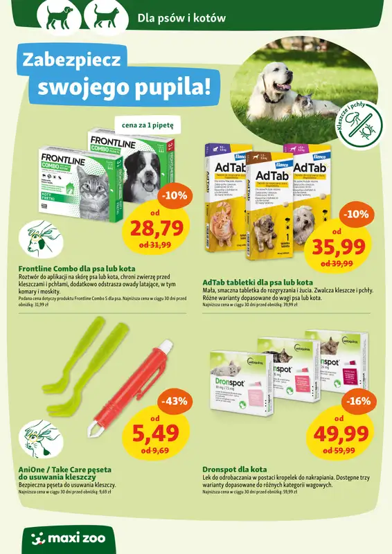 MAXI ZOO - gazetka promocyjna Maxi Zoo - Wszystko dla Twojego pupila od czwartku 05.06 do środy 11.06 - strona 14