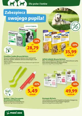 MAXI ZOO - gazetka promocyjna Maxi Zoo - Wszystko dla Twojego pupila od czwartku 05.06 do środy 11.06 - strona 14 MAXI ZOO - gazetka promocyjna Maxi Zoo - Wszystko dla Twojego pupila od czwartku 05.06 do środy 11.06 - strona 14