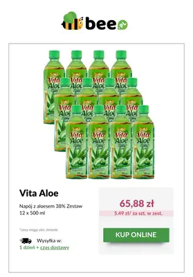 Bee.pl - gazetka promocyjna Aloesowe orzeźwienie od środy 04.06 do wtorku 10.06 - strona 5 Bee.pl - gazetka promocyjna Aloesowe orzeźwienie od środy 04.06 do wtorku 10.06 - strona 5