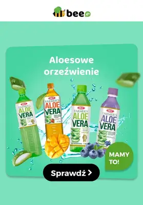 Bee.pl - gazetka promocyjna Aloesowe orzeźwienie od środy 04.06 do wtorku 10.06 Bee.pl - gazetka promocyjna Aloesowe orzeźwienie od środy 04.06 do wtorku 10.06