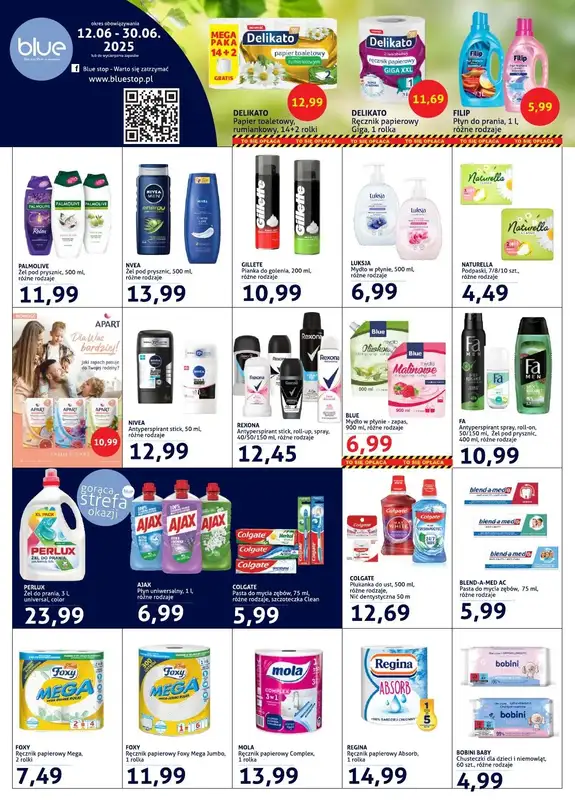 Blue Stop - gazetka promocyjna Gazetka od czwartku 12.06 do poniedziałku 30.06