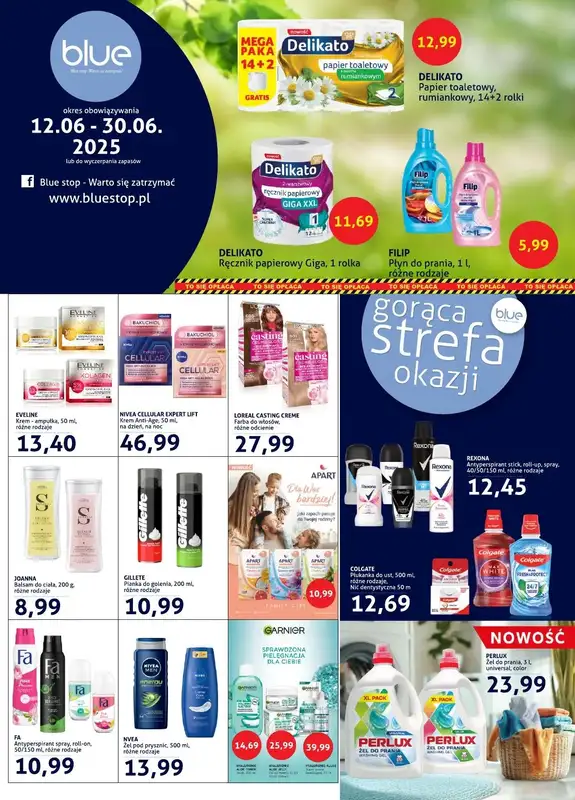 Blue Stop - gazetka promocyjna Gazetka od czwartku 12.06 do poniedziałku 30.06