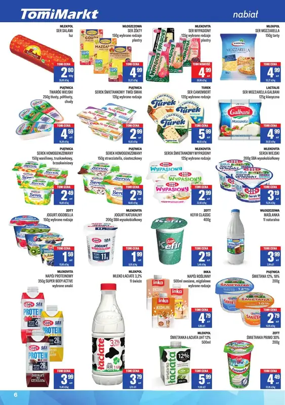 Tomi Markt - gazetka promocyjna Gazetka od piątku 06.06 do środy 18.06 - strona 6