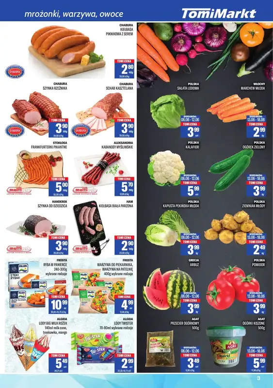 Tomi Markt - gazetka promocyjna Gazetka od piątku 06.06 do środy 18.06 - strona 3