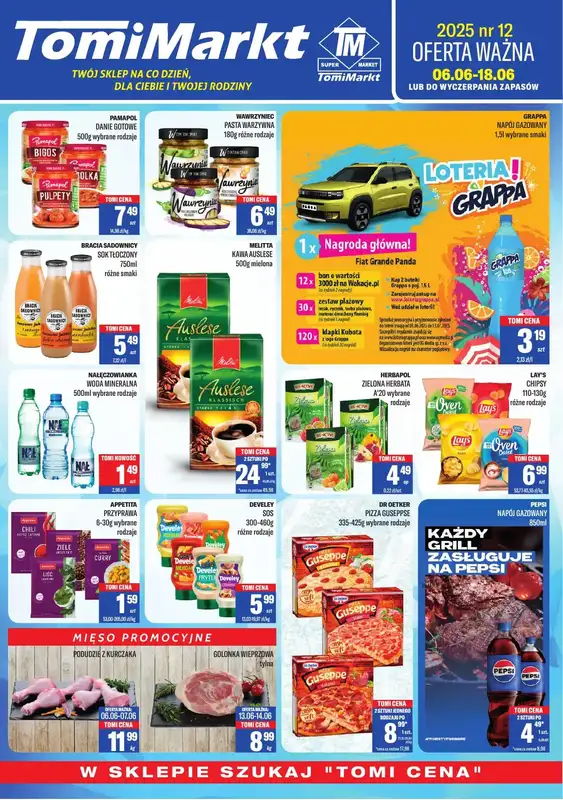 Tomi Markt - gazetka promocyjna Gazetka od piątku 06.06 do środy 18.06