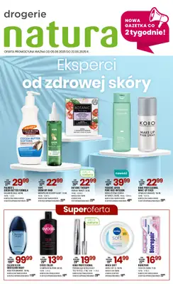 Drogerie Natura - gazetka promocyjna Gazetka od czwartku 05.06 do niedzieli 22.06