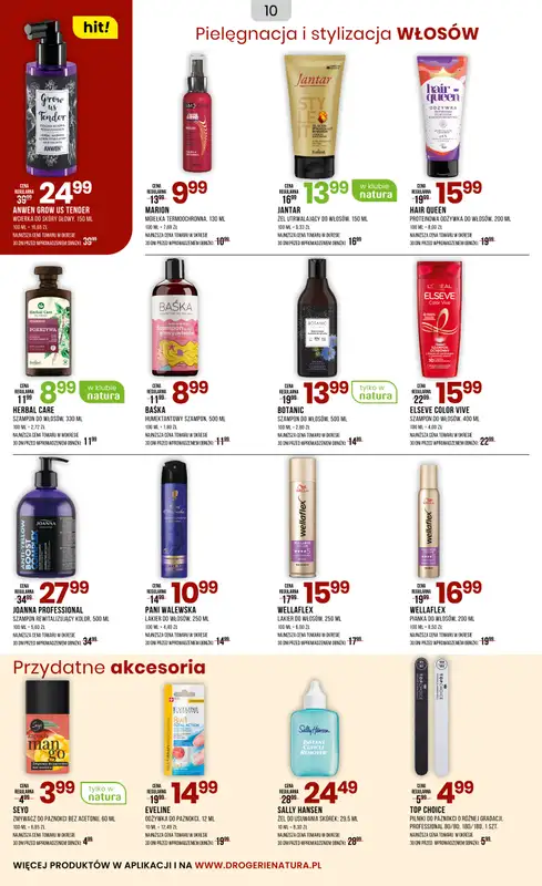 Drogerie Natura - gazetka promocyjna Gazetka od czwartku 05.06 do niedzieli 22.06 - strona 10