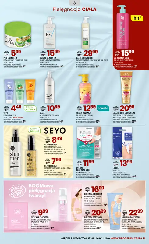 Drogerie Natura - gazetka promocyjna Gazetka od czwartku 05.06 do niedzieli 22.06 - strona 3