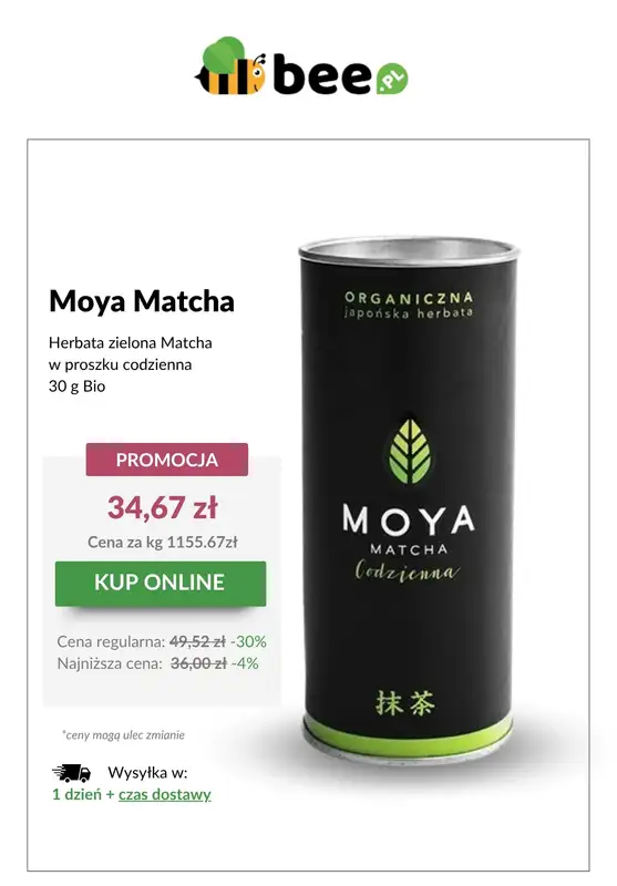 Bee.pl - gazetka promocyjna Rytuał z matchą od czwartku 05.06 do środy 11.06 - strona 2