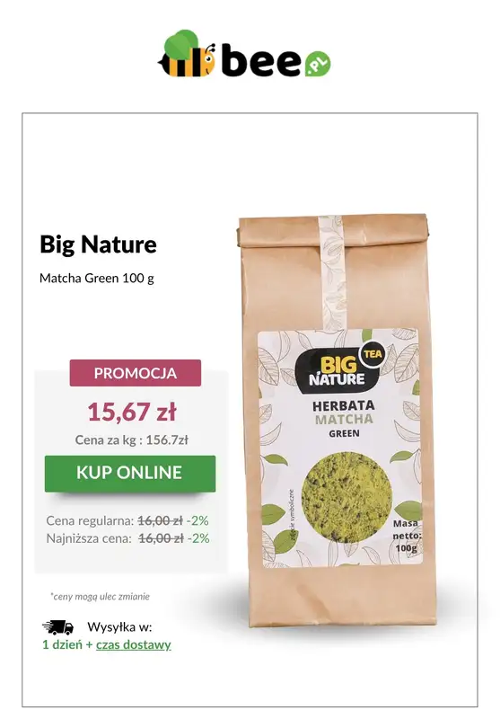 Bee.pl - gazetka promocyjna Rytuał z matchą od czwartku 05.06 do środy 11.06 - strona 4