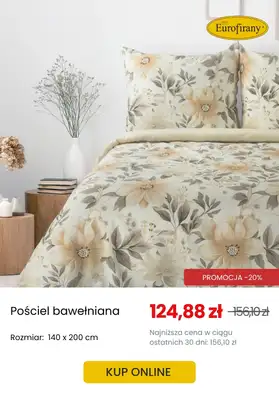 Eurofirany - gazetka promocyjna Do -30% na tysiące produktów! od piątku 06.06 do wtorku 24.06 - strona 5 Eurofirany - gazetka promocyjna Do -30% na tysiące produktów! od piątku 06.06 do wtorku 24.06 - strona 5