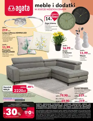 Salony Agata - gazetka promocyjna Gazetka od poniedziałku 09.06 do niedzieli 29.06