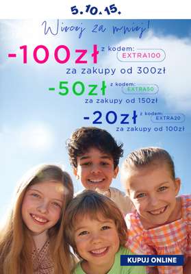 5.10.15 - gazetka promocyjna Do -100 zł na zakupy z KODEM od piątku 06.06 do poniedziałku 09.06