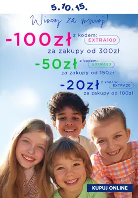 5.10.15 - gazetka promocyjna Do -100 zł na zakupy z KODEM od piątku 06.06 do poniedziałku 09.06