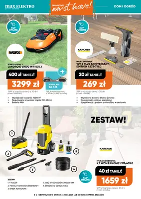 Max Elektro - gazetka promocyjna Gazetka od piątku 06.06 do piątku 20.06 - strona 3 Max Elektro - gazetka promocyjna Gazetka od piątku 06.06 do piątku 20.06 - strona 3