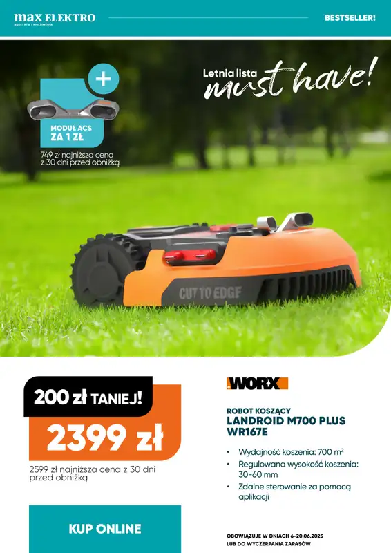 Max Elektro - gazetka promocyjna Gazetka od piątku 06.06 do piątku 20.06 - strona 2