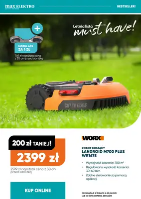 Max Elektro - gazetka promocyjna Gazetka od piątku 06.06 do piątku 20.06 - strona 2 Max Elektro - gazetka promocyjna Gazetka od piątku 06.06 do piątku 20.06 - strona 2
