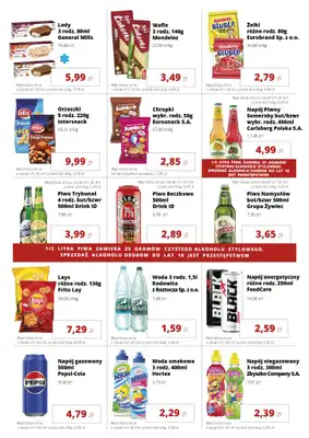 Torimpex Toruńska Sieć Sklepów Spożywczych - gazetka promocyjna Gazetka od poniedziałku 09.06 do soboty 21.06 - strona 7 Torimpex Toruńska Sieć Sklepów Spożywczych - gazetka promocyjna Gazetka od poniedziałku 09.06 do soboty 21.06 - strona 7