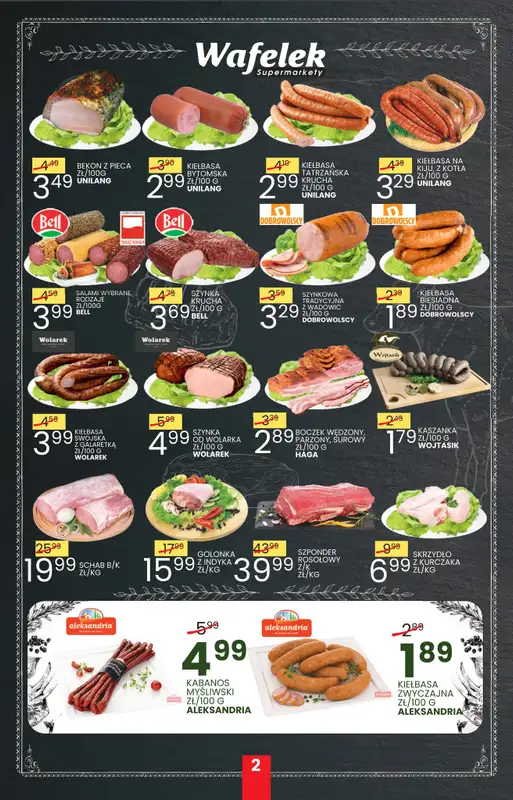 Wafelek - gazetka promocyjna Gazetka od poniedziałku 09.06 do soboty 21.06 - strona 2