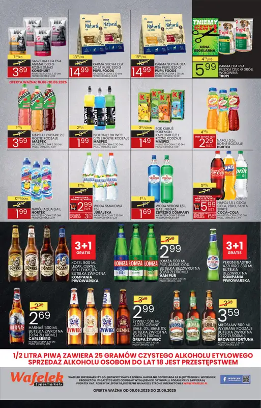 Wafelek - gazetka promocyjna Gazetka od poniedziałku 09.06 do soboty 21.06 - strona 8