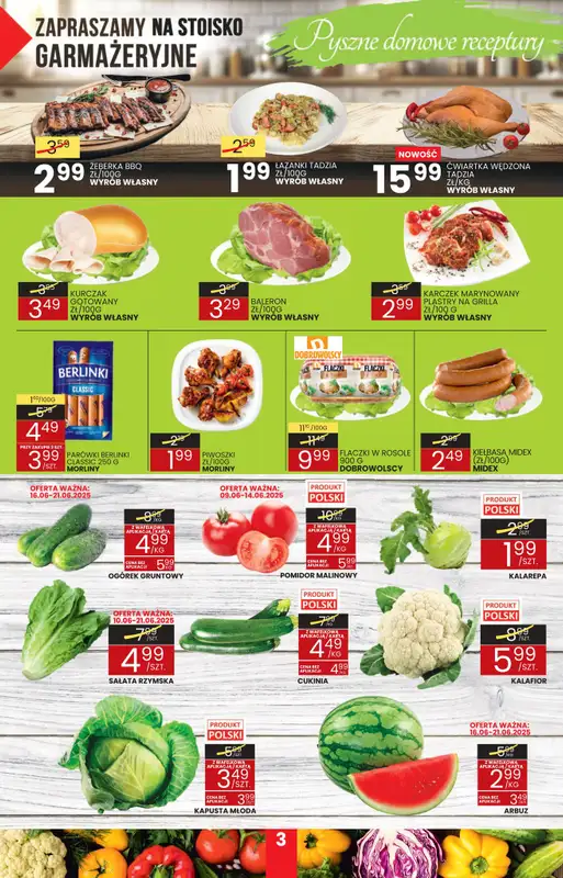 Wafelek - gazetka promocyjna Gazetka od poniedziałku 09.06 do soboty 21.06 - strona 3