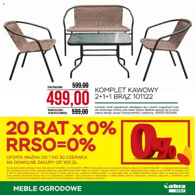 Abra Meble - gazetka promocyjna Gazetka od środy 04.06 do poniedziałku 23.06 - strona 15 Abra Meble - gazetka promocyjna Gazetka od środy 04.06 do poniedziałku 23.06 - strona 15