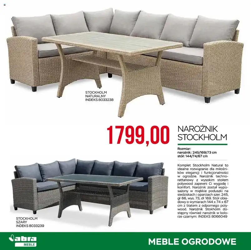 Abra Meble - gazetka promocyjna Gazetka od środy 04.06 do poniedziałku 23.06 - strona 16