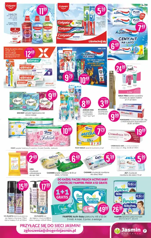 Drogerie Jasmin - gazetka promocyjna Gazetka od poniedziałku 09.06 do poniedziałku 30.06 - strona 7