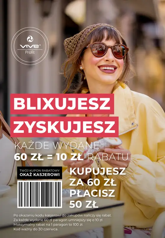 Vive Profit - gazetka promocyjna Gazetka od środy 11.06 do poniedziałku 30.06