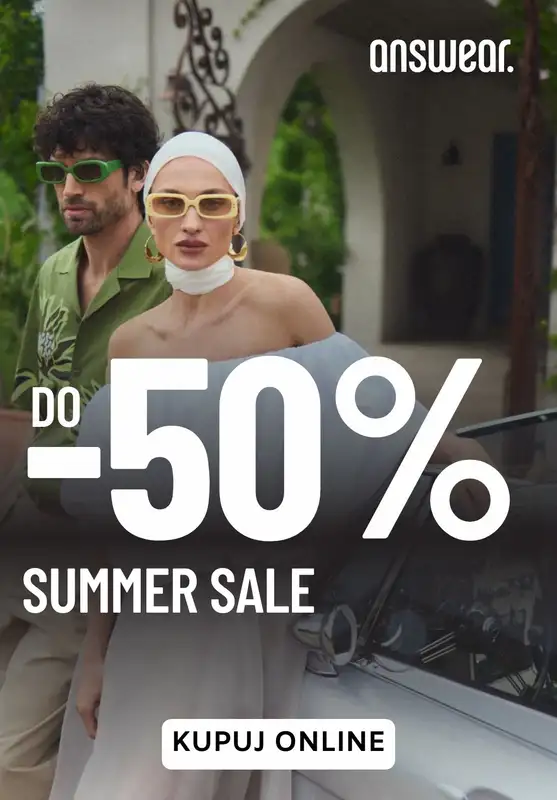Answear - gazetka promocyjna Do -50% summer sale od wtorku 10.06 do środy 25.06