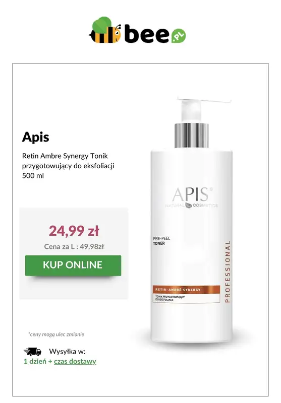 Bee.pl - gazetka promocyjna Złap szampon Apis za 1 gr! od wtorku 10.06  - strona 4