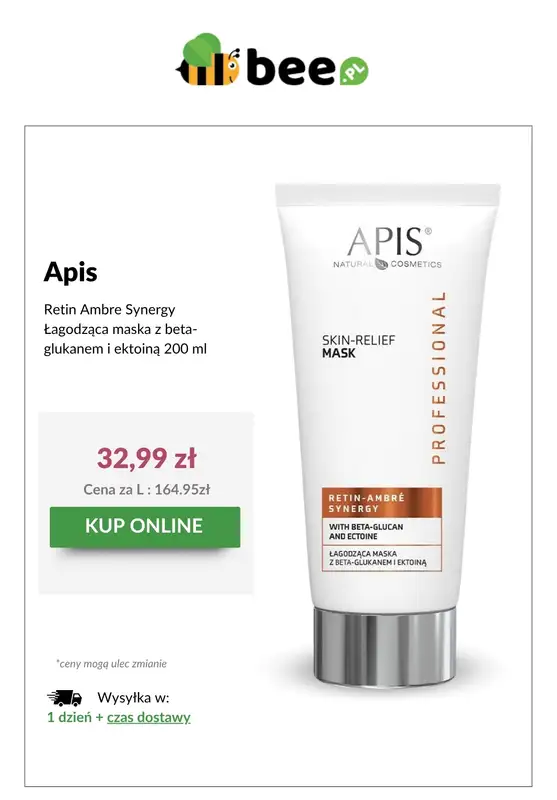 Bee.pl - gazetka promocyjna Złap szampon Apis za 1 gr! od wtorku 10.06  - strona 3
