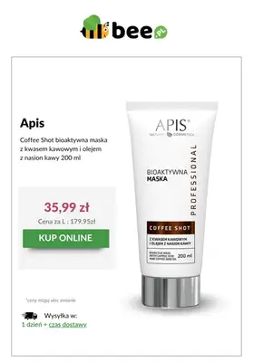 Bee.pl - gazetka promocyjna Złap szampon Apis za 1 gr! od wtorku 10.06  - strona 8 Bee.pl - gazetka promocyjna Złap szampon Apis za 1 gr! od wtorku 10.06  - strona 8