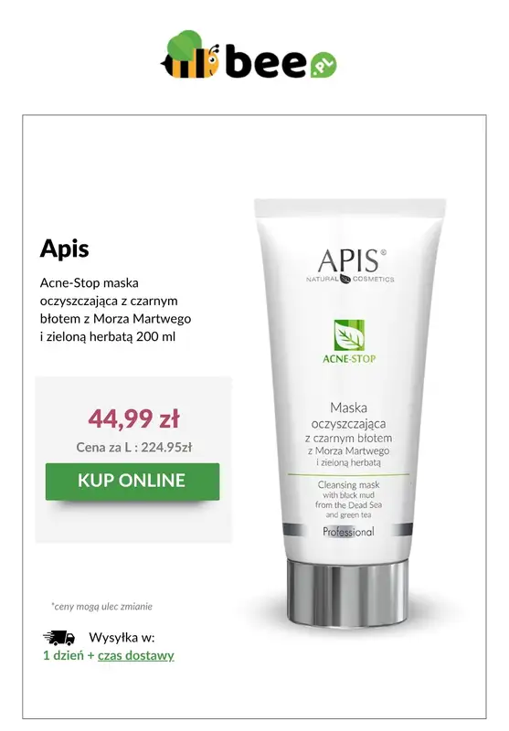 Bee.pl - gazetka promocyjna Złap szampon Apis za 1 gr! od wtorku 10.06  - strona 5