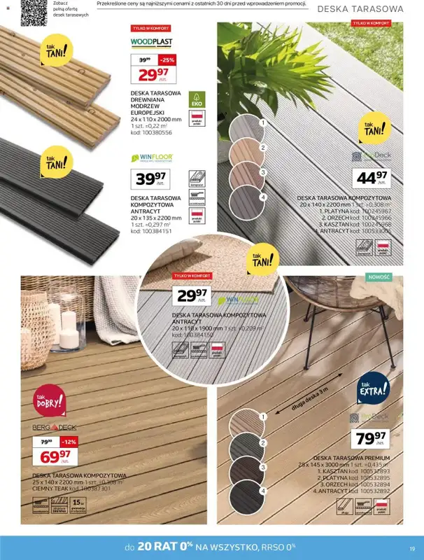 Komfort - gazetka promocyjna Gazetka od środy 11.06 do wtorku 15.07 - strona 19