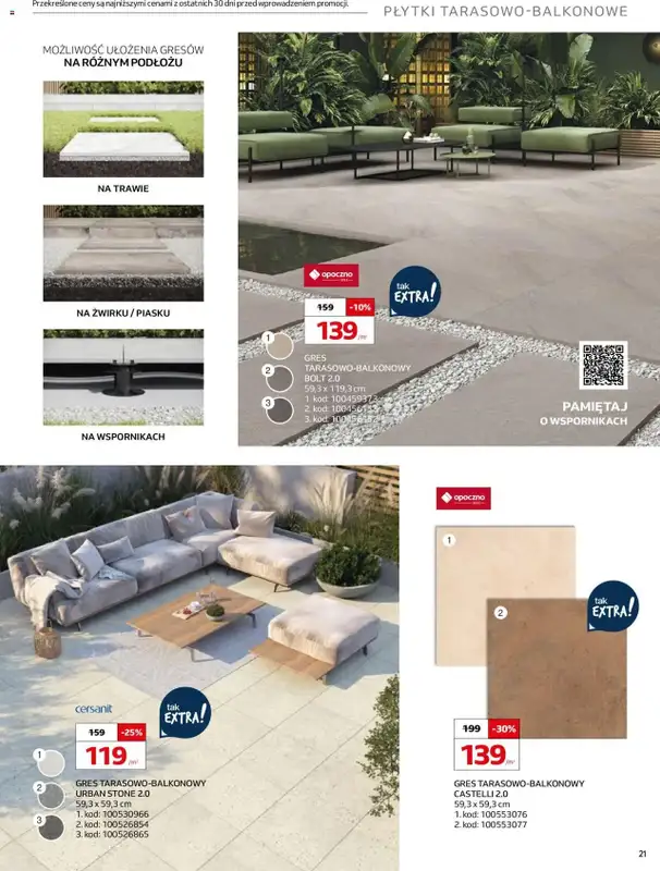 Komfort - gazetka promocyjna Gazetka od środy 11.06 do wtorku 15.07 - strona 21