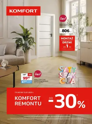 Komfort - gazetka promocyjna Gazetka od środy 11.06 do wtorku 15.07 Komfort - gazetka promocyjna Gazetka od środy 11.06 do wtorku 15.07