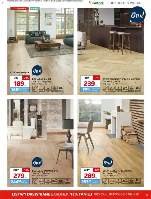 Komfort - gazetka promocyjna Gazetka od środy 11.06 do wtorku 15.07 - strona 13