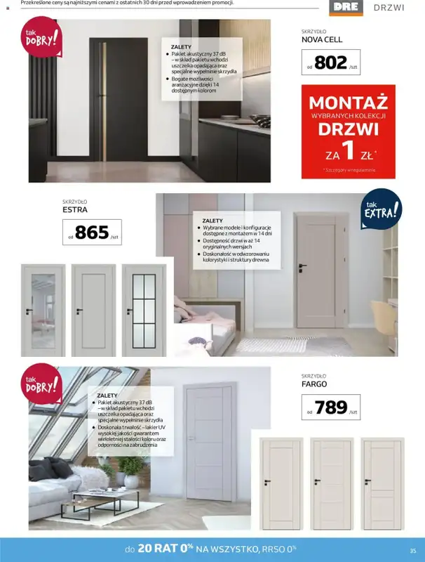 Komfort - gazetka promocyjna Gazetka od środy 11.06 do wtorku 15.07 - strona 35