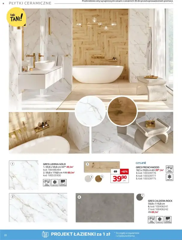 Komfort - gazetka promocyjna Gazetka od środy 11.06 do wtorku 15.07 - strona 22