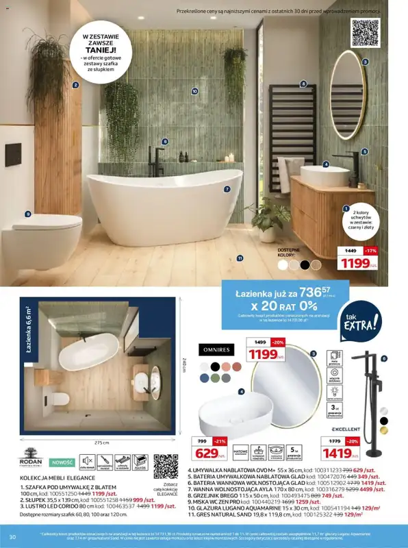 Komfort - gazetka promocyjna Gazetka od środy 11.06 do wtorku 15.07 - strona 30