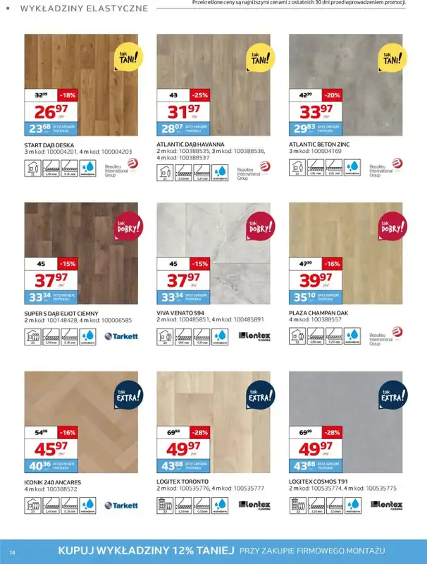 Komfort - gazetka promocyjna Gazetka od środy 11.06 do wtorku 15.07 - strona 14