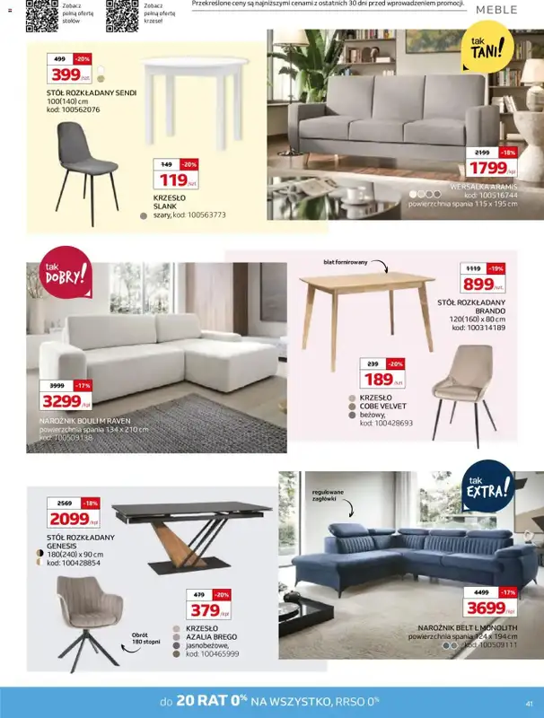 Komfort - gazetka promocyjna Gazetka od środy 11.06 do wtorku 15.07 - strona 41