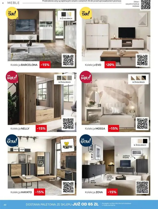 Komfort - gazetka promocyjna Gazetka od środy 11.06 do wtorku 15.07 - strona 40