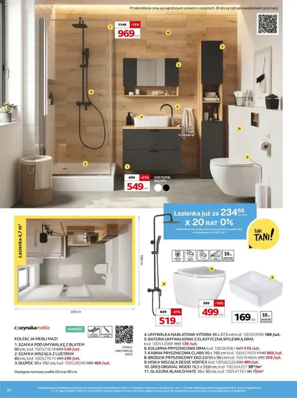 Komfort - gazetka promocyjna Gazetka od środy 11.06 do wtorku 15.07 - strona 26